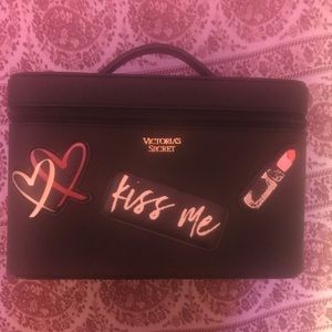 Victoria Secrets Leather Makeup bag